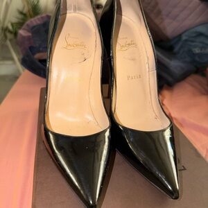 Christian Louboutin Black Patent Leather Heels